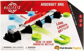 Magshuto Knockout Rail – magnetinis triukų ir taiklumo žaidimas