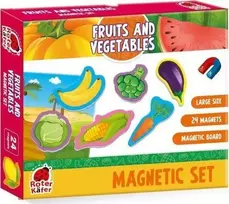 Roter Kafer Maksik Roter Kafer Magnetinis puzzle "daržovės ir vaisiai" su RK2090- 06 masyvo