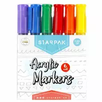 Starpak MARKER AKRYL 6KOL OKR STK WB 12 / 72