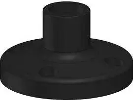 Siemens plastikinis pjedestalas, vertikalus juodas 70 mm (8WD4308-0DB)