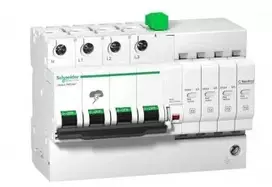 Schneider Electric Viršįtampių iškroviklis su papildoma apsauga C 3P+N/PE 25kA 1,5kV iQuick PRD20r A9L16297