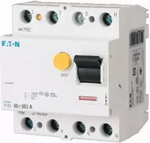 Eaton diferencinis srovės perjungiklis 4P 40A 0,1A AC tipo PFIM-4001-MW (235411)