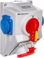 Elektromet Montavimo rinkinys su jungikliu OI 1x16A 5P 400V, 2x16A 2P+Z C16-18.2N IP54 (971661)