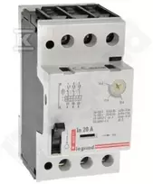 Legrand variklio apsaugos jungiklis 3P 9kW 14-20A M 250 20 606811