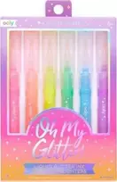 Ooly Glitter markeriai Oh My Glitter 6 spalvos