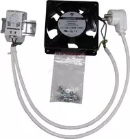 Sabaj Fan 22W 165m3 / h 120x120 su kabeliu 1m ir termostatu 10-60st C (19-0067)