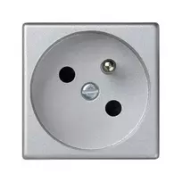 Kontakt-Simon Socket K45 Connect vienvietis be 16A IP20 anoduoto aliuminio (K22/8)