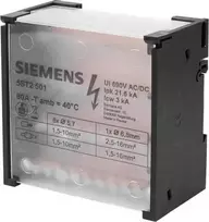 Siemens Paskirstymo blokas 80A 4P 500V 1x6-16mm2 + 8x4-10mm2 DIN 5ST2501