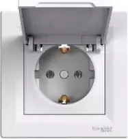 Schneider Electric Kištukinis lizdas su baltomis skylutėmis (EPH3100121)