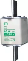 Eti-Polam saugiklis NH00C 32A aM WT/NH00C/aM/32A/K/690V 3vnt. (004181408)