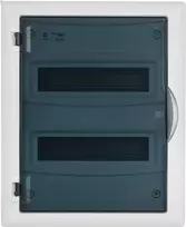 Elektro Plast Nasielsk 2515-01 Modulinis skirstomasis skydas 2x12 p/t ECONOMIC BOX RP 2/24 skaidrios durys (N+PE) IP40 2515-01