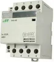 F&F modulinis kontaktorius 63A 4NO 0R 230V AC (ST63-40)