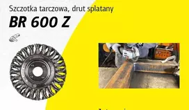 Klingspor K.SZCZOTKA TARCZOWA 115mm M14 BR600Z DRUT SKRĘCANY NIERDZEWNY