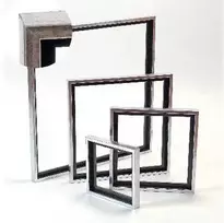 Ramka SmartMax Svæveramme træ antik-silverlook 30x90