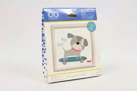 Diamond Dotz DIAMOND DOTS kūrybinis rinkinys piešimas deimantais Skate & Woof, DD1.057F