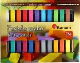 Titanum Pastele sausas 24 spalvų