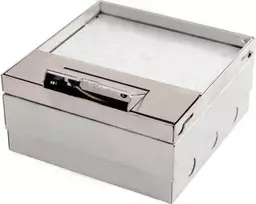 Alfako Nerūdijančio plieno grindų dėžutė, skirta užpildyti max 2x3 mod 95x199x198mm PP6M-A