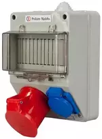 Polam-Nakło Tarel Maitinimo komplektas 25A lizdas 16A 3P+N+E,10/16A 2P+E 6263-130