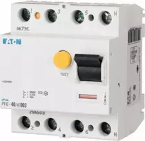 Eaton Liekamosios srovės grandinės pertraukiklis 4P 40A 0,3A tipo AC PF6-40 / 4/03 286510