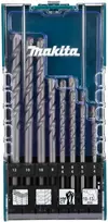Makita D-77126 Grąžtų mūrui rinkinys 12 vnt (4x70mm - 5x85mm (2x) - 6x100mm (3x) - 8x110mm (3x) - 10x150 (2x) - 12x150mm)