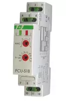 F&F Laiko relė su išoriniu laiko nustatymo potenciometru - PCU-518 DUO