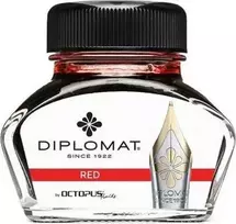 Diplomat Diplo Octopus 30 ml stiklinis raudonasis rašalas