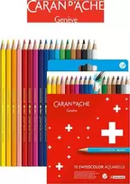 Caran Darche Caran d `Arche CARAN D' ACHE Swisscolor akvarelės, kartoninė dėžutė, 18 vnt.