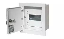 Alfako Metaliniai moduliniai skirstomieji įrenginiai, įleidžiami, 1x6 moduliai, Ral 9003 A-RW0 užraktas