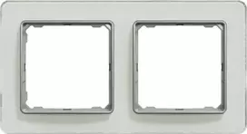 Schneider Electric Sedna Elements, 2 dalių rėmas, baltas stiklas
