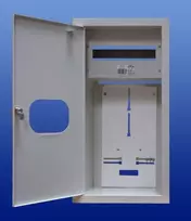 Sabaj RL-12ZSZ įleidžiamas skirstomasis skydas su užraktu ir stiklo skydeliu IP31 - 2-083