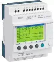 Schneider Electric „Schneider“ programuojama relė 24 V DC „Zelio Logic“ (SR2B121BD)
