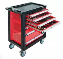 Įrankių vežimėlis Airpress 7 stalčiai su įrankiais 217szt. (79156)