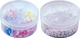 Ergom E08KH-03020400101 Aukštos kokybės alavuotų įvorių gnybtų rinkinys dėžutėje ZHIB E08KH-03020400101