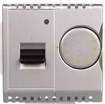 Kontakt-Simon Simon Basic Temperatūros reguliatorius su vidiniu davikliu 16A 230V sidabro kilimėlis (BMRT10w.02 / 43)