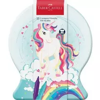 Flomasteriai Faber-Castell Unicorn 33 spalvų, dėžutėje