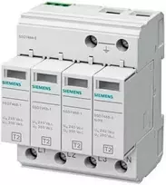 Siemens Viršįtampių iškroviklis C TIPO 2 4P 40kA 350V 3+1 sistema 5SD7464-0 - 5SD7464-0