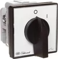 Elektromet Cam jungiklis 0-1 1P 16A, skydelis, be priekinės plokštės (921652)