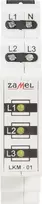 Zamel maitinimo indikatorius 230V/400V 3xLED geltonas TN LKM-01-30 (EXT10000038)