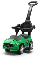 Baby Mix RACER žalias kūdikių šokliukas su garsu ir atrama rankoms