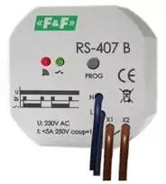 F&F Radijo kontrolės relė 230V AC 1P RS- 407B