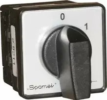 Spamel jungiklis 0-1 3P 16A, pritvirtintas prie skydelio - SK16-2.8211P03