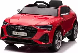 Ramiz Elektromobilis vaikams Audi E- Tron QLS-6688, 4x4, raudonas