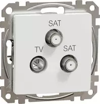 Schneider Electric GN.TV / SAT / SAT END.4DB Baltas SINGLE DES