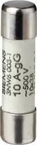 Siemens Cilindrinis saugiklio įdėklas 10x38mm 20A gG NFC be indikatoriaus 500VAC 3NW6007-1