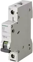 Siemens 5SL4104-7 Grandinės pertraukiklis C4A 230/400V 10kA 1P 5SL4104-7
