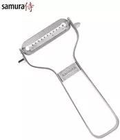 Samura Sharp & Effortless metalinis daržovių skustuvas su Julienne 61 mm peiliu iš japoniško plieno sidabro