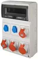 Elektro Plast Nasielsk Elektro-Plast Statybinis skirstomasis skydas 13 modulių 2x2P+Z 2x3P/16A 2x3P/32A RS 13 6251-00