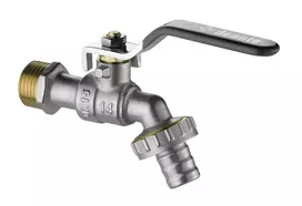 Deante rutulinis sodo čiaupas 1/2" su adapteriais