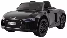 Ramiz Elektromobilis Audi R8 Spyder, juodas