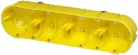 Elektro Plast Nasielsk Elektro-Plast 60mm geltona flush- baseino dėžutė su PP -4x60 varžtais (0235- 0N)